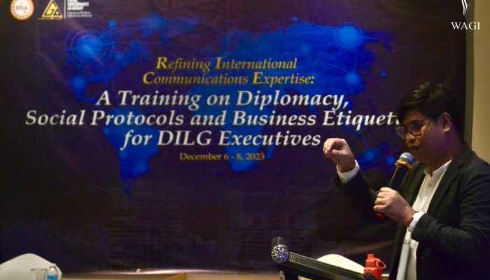 The Local Government Academy commissioned WAGI to organize a Training on Diplomatic Protocols and Etiquettes