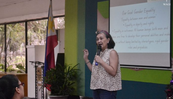 The Quezon City Gender and Development office commissioned WAGI to conduct a GAD Training of Trainers 1
