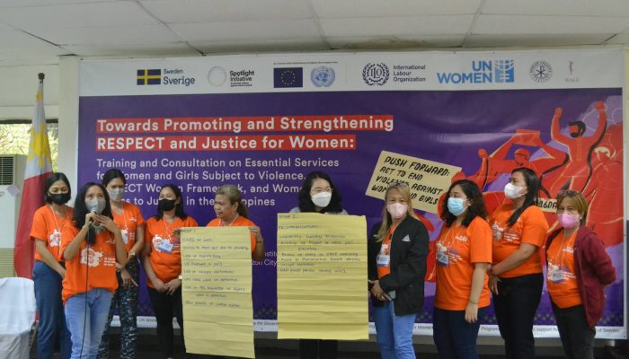 Training and Consultation on Essential Services for Women and Girls Subject to Violence 1