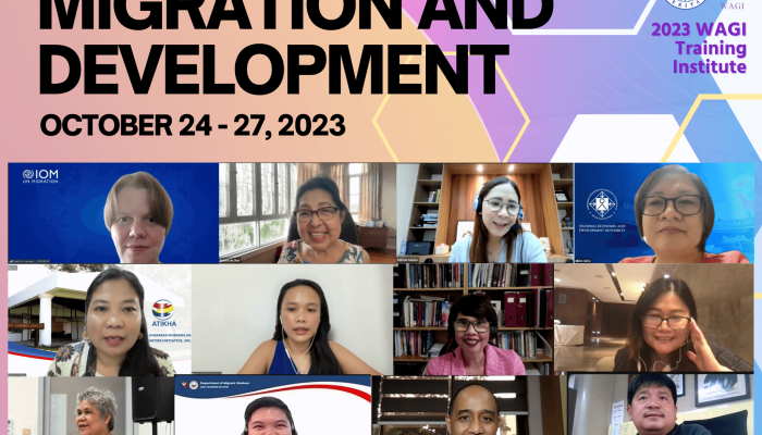 WAGI resumed the Training on Migration and Development